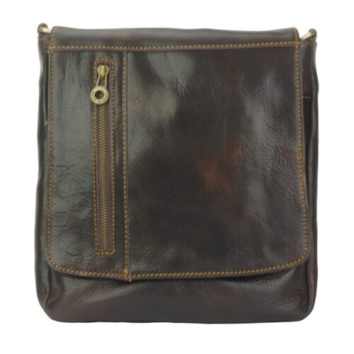 Amico cowhide leather messenger