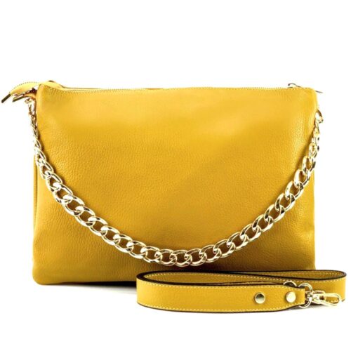 TOURNON </br> Sac polyvalent avec Chaîne doré </br> Cuir grainé - Image 65