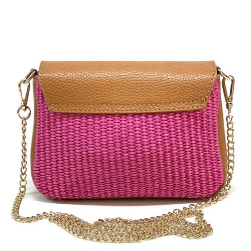 Solea Sac en Paille et Cuir Pochette & Bandoulière – Bild 2