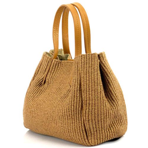 LUDMILLA </br> Sac à main en raphia - Image 35
