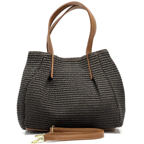 LUDMILLA </br> Sac à main en raphia - Image 36