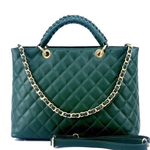 SEVERA </br> Sac en Cuir Italien Matelassé – Image 65