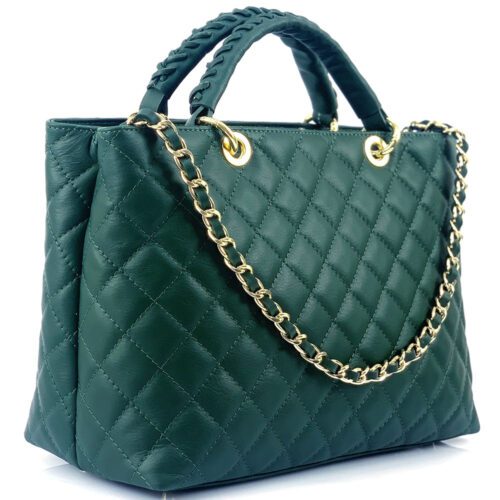 SEVERA </br> Sac en Cuir Italien Matelassé – Image 66
