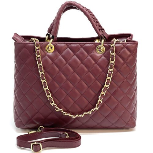 SEVERA </br> Sac en Cuir Italien Matelassé – Image 67