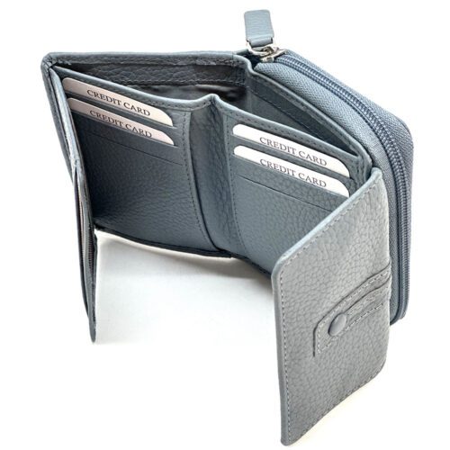 FEDERICA </br> Portefeuille en Cuir véritable – Image 56