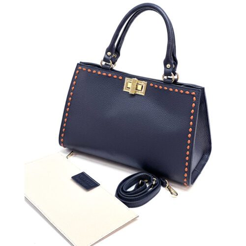 CLIZIA </br> Sac casual-chic </br> En cuir véritable – Bild 19