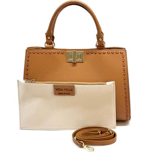 CLIZIA </br> Sac casual-chic </br> En cuir véritable – Bild 7