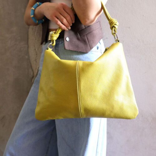 LUNARIA </br> Sac à Épaule en Cuir Italien - Image 43