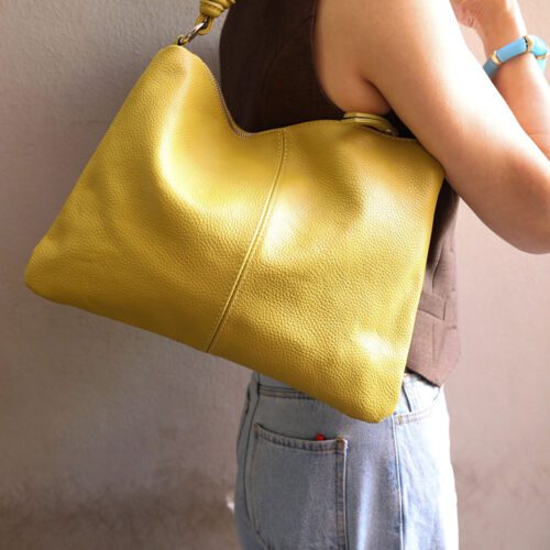 LUNARIA </br> Sac à Épaule en Cuir Italien - Image 44