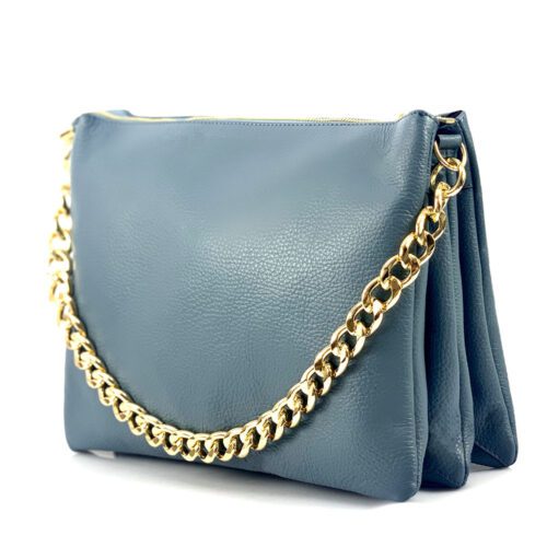 TOURNON </br> Sac polyvalent avec Chaîne doré </br> Cuir grainé - Image 71
