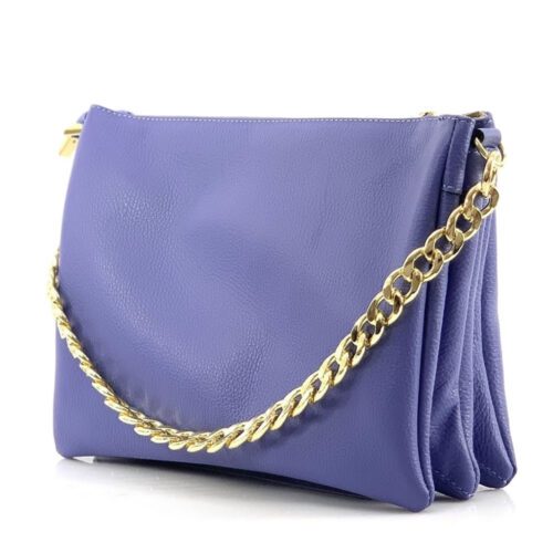 TOURNON </br> Sac polyvalent avec Chaîne doré </br> Cuir grainé - Image 73