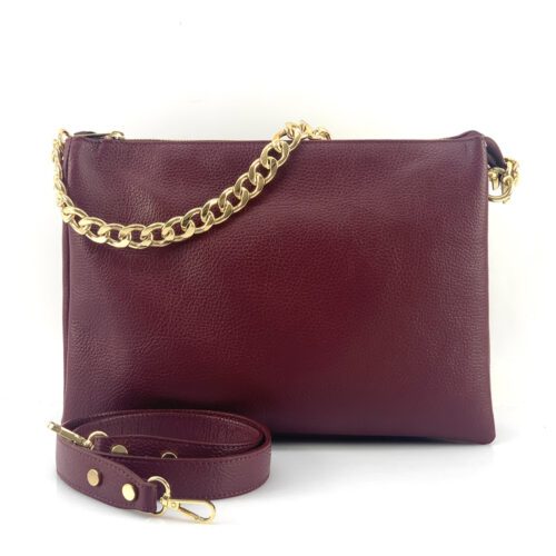 TOURNON </br> Sac polyvalent avec Chaîne doré </br> Cuir grainé - Image 68