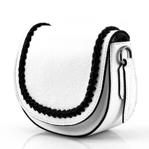 CECILIA  </br> Sac demi-lune Bandoulière </br> vrai cuir – Image 38