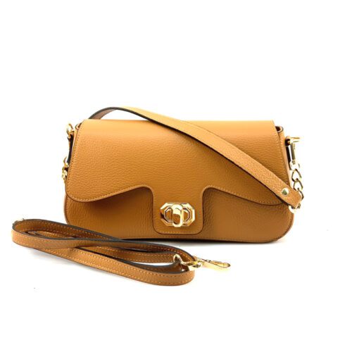 FATIMA </br> Pochette en Cuir Grana Dollaro - Image 38