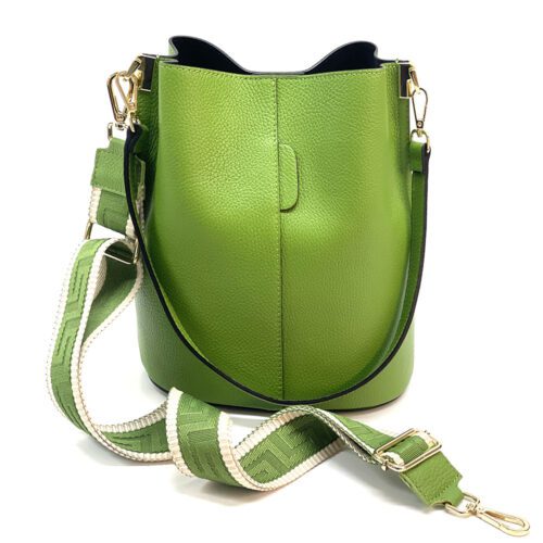 MADDALENE GM </br> Sac Seau en cuir souple – Bild 104
