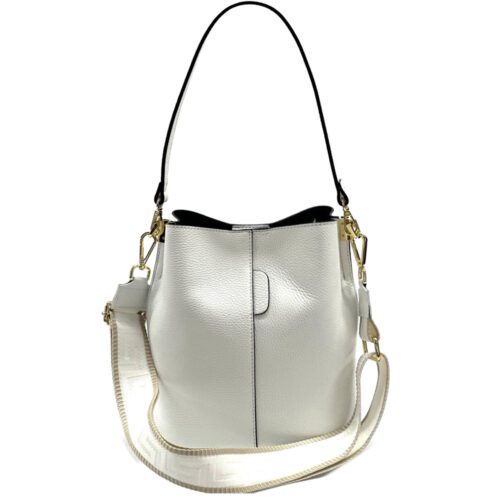 MADDALENE GM </br> Sac Seau en cuir souple – Bild 103