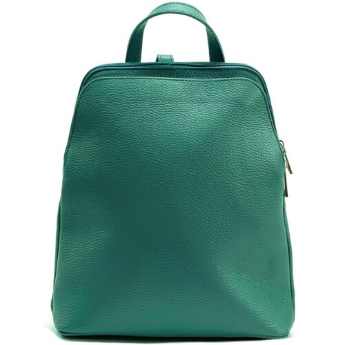 Rosa Rucksack aus Rindsleder