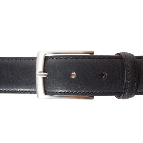 Fortis Belt Ceinture en Cuir à Double Renforcement, Fabriquée en Italie