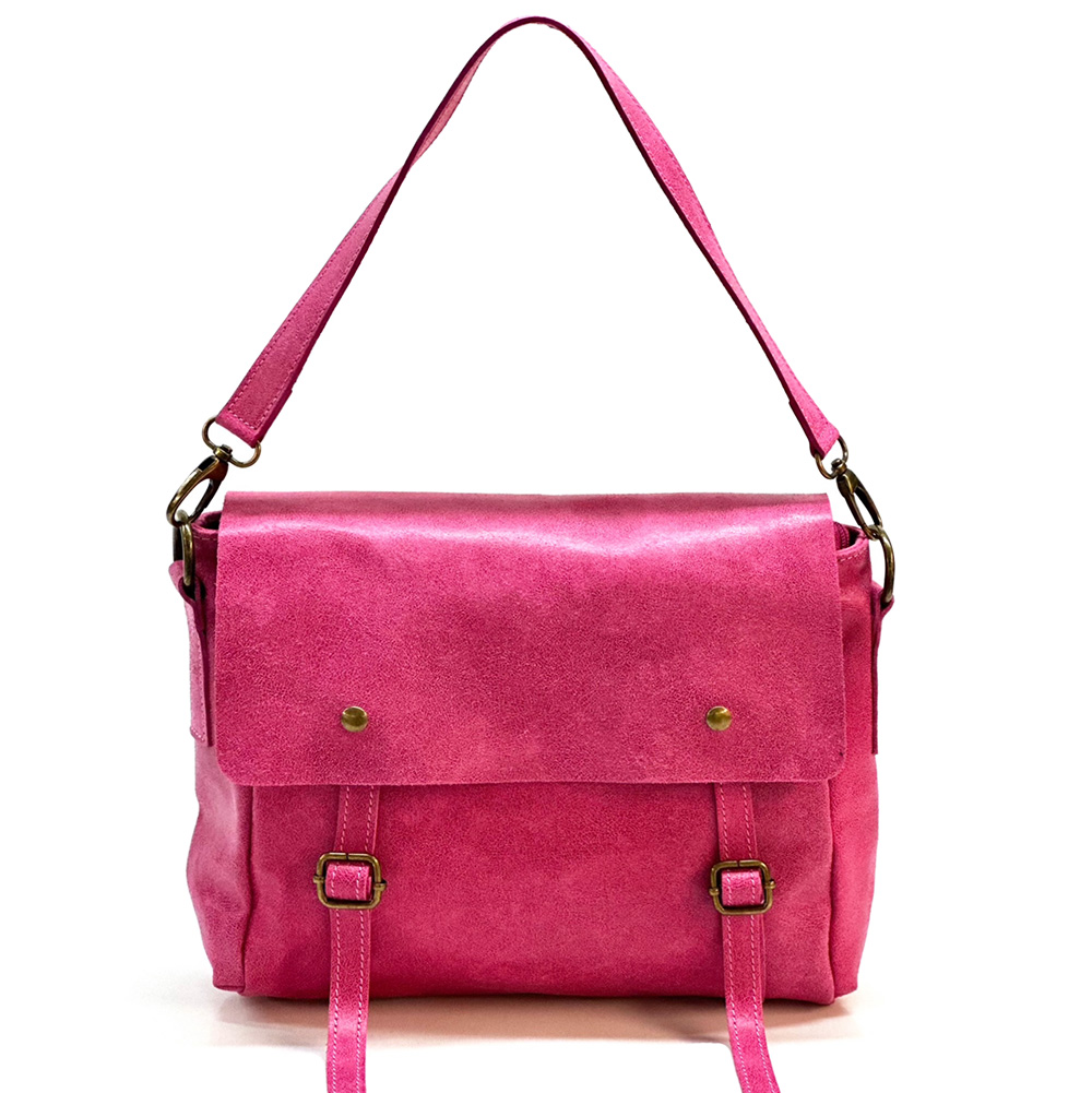 Violetta Sac Messenger en Cuir Suédé Italien